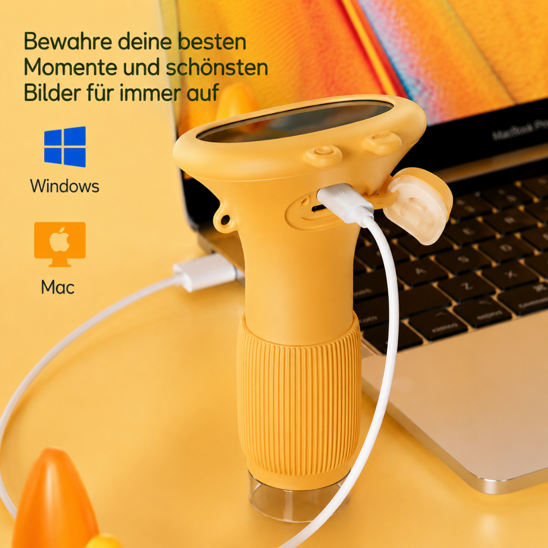 Digitale Mikroskop für kleine Entdecker